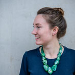 Holly Clifford at work. Yorkshire Artspace 2020